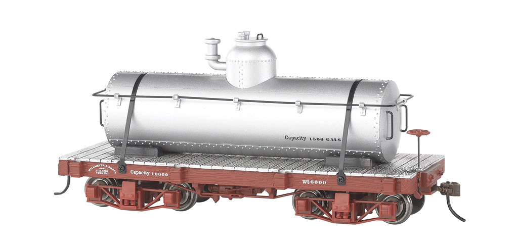 18 ft. Tank Car - Silver, Data Only (2 per box) (On30)