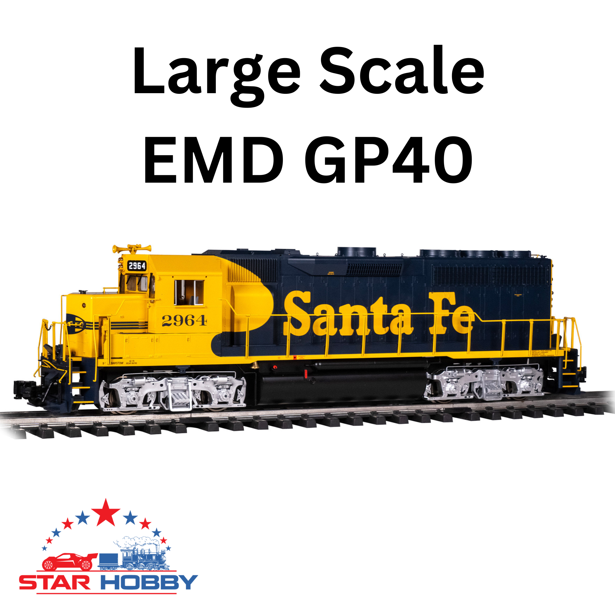 EMD GP40 - Santa Fe #2964 (LARGE SCALE)