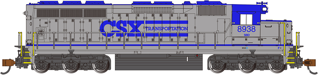 csx n scale locomotives