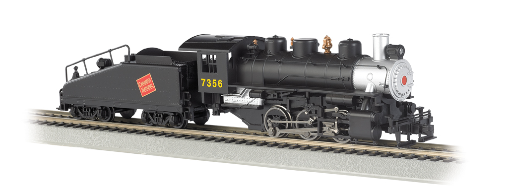 n scale steam locomotive with smoke