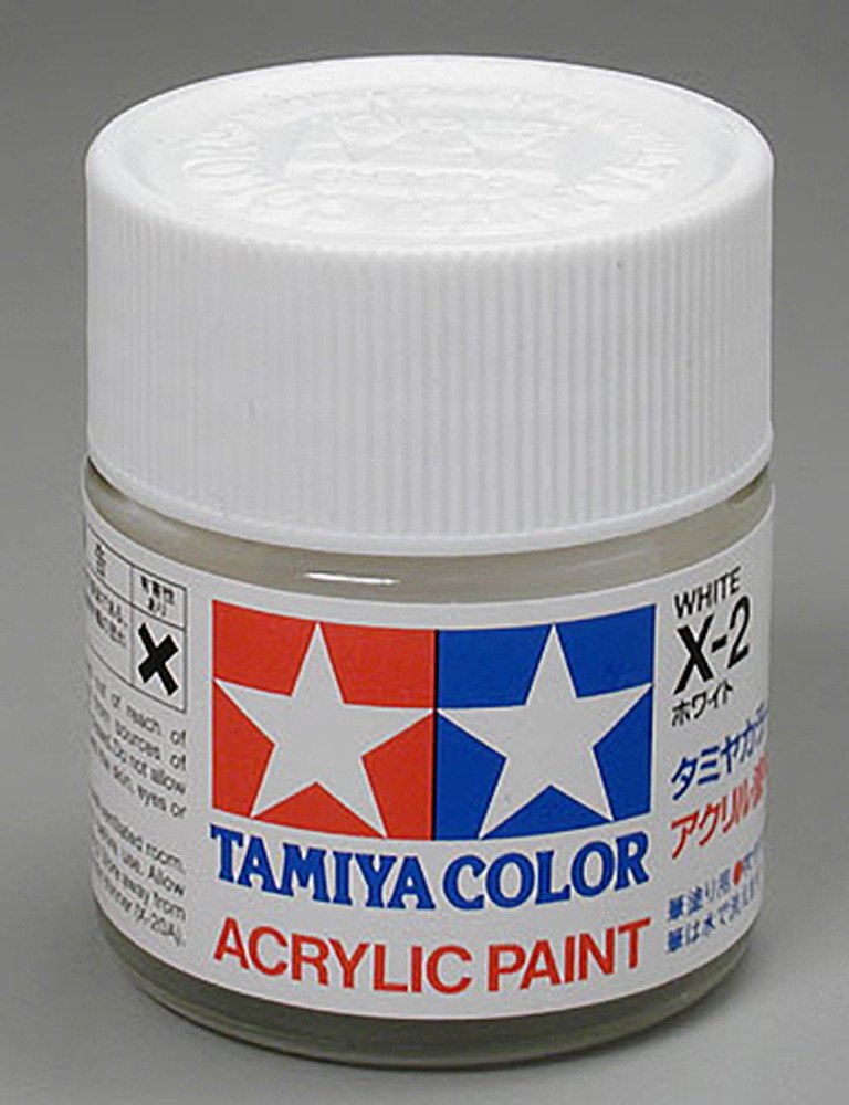 Tamiya Color Acrylic X-2 White - 23ml Bottle